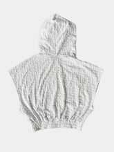 White Terry Monogram Hoodie -  | dBlank