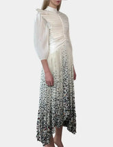 Silk Midi Dress -  | dBlank