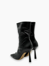 Stivaletti Rosie Alti In Pelle Nera Con Tacco A Spillo - Nero | Qlhype