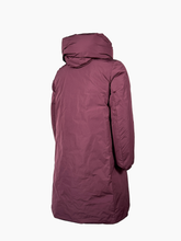 Burgundy padded coat  -  | Qlhype
