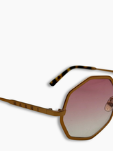 Gold Geometric Frame Glasses -  | Qlhype