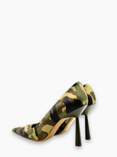 Décolleté In Tessuto Mimetico - Verde | Qlhype