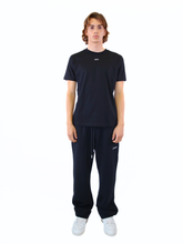 T-shirt Nera Con Logo Off Frontale E Frecce Ricamate Sul Retro - Nero | dBlank