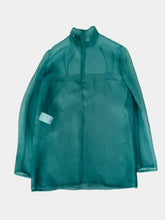 Camicia In Seta Verde Petrolio -  | dBlank