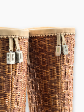 Stivali Pole Monogram Rafia Boots - Marrone | Qlhype