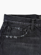 The Wandering Star Black Denim Shorts -  | dBlank