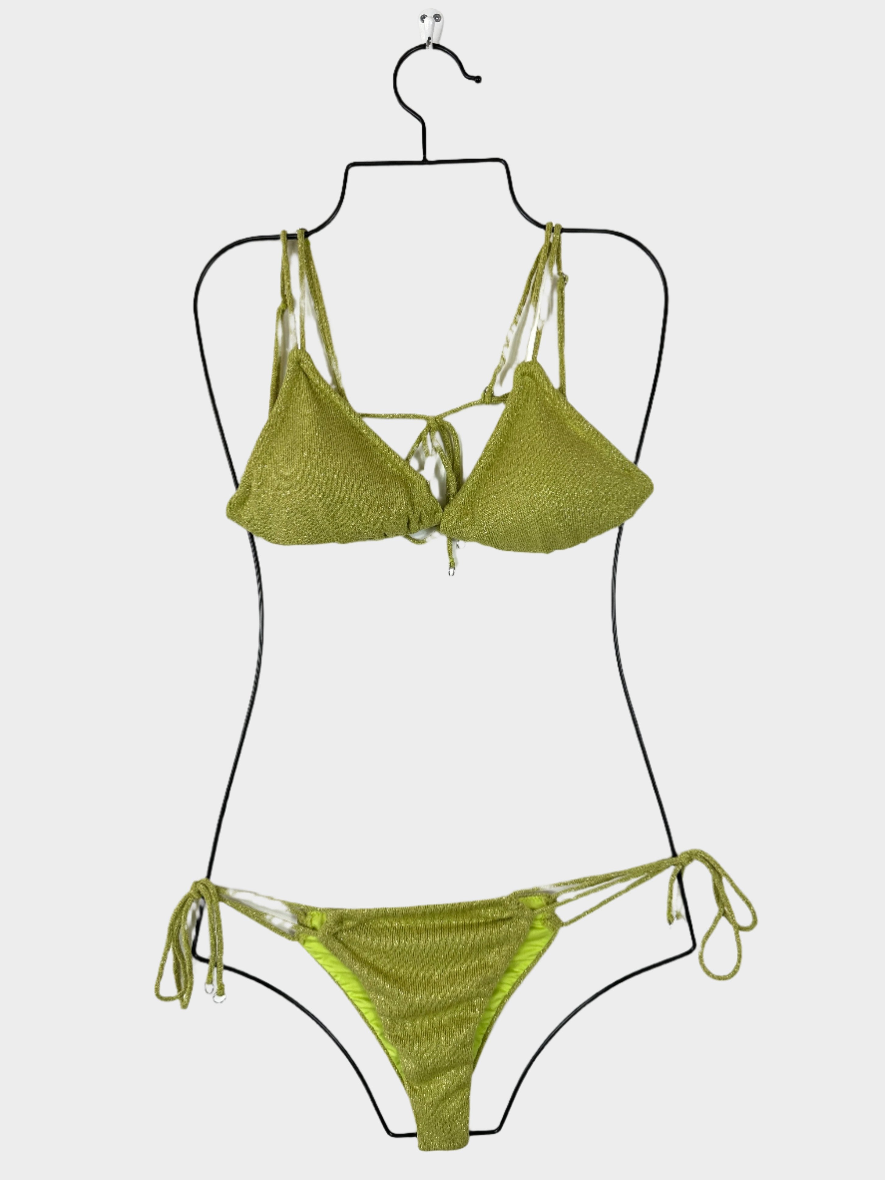 Green Shimmer Bikini