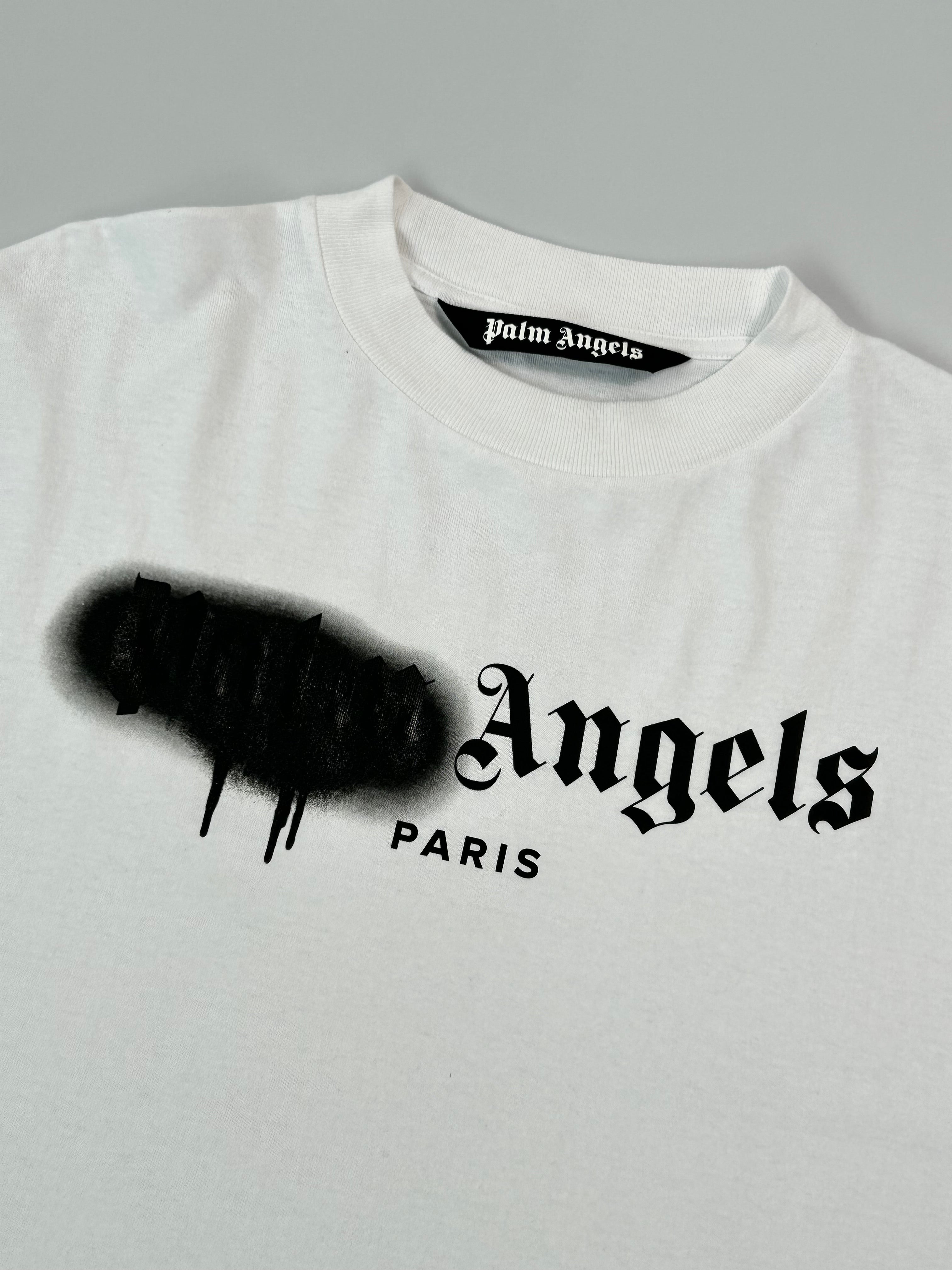 Sprayed Logo T-shirt Paris