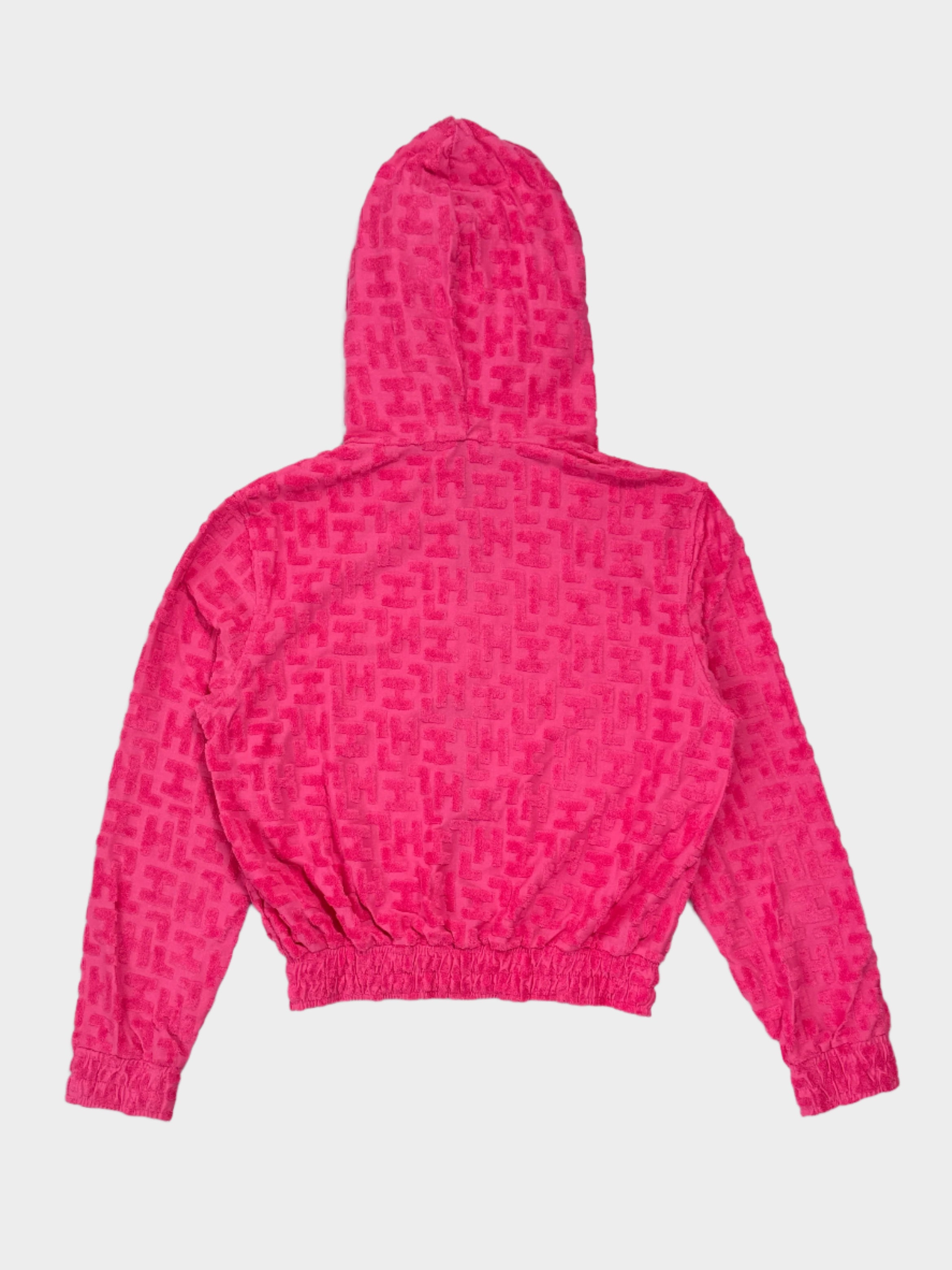 Sponge Monogram Zipped Hoodie