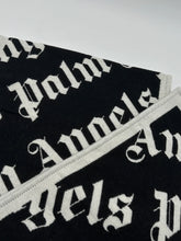 Black Monogram Scarf -  | dBlank