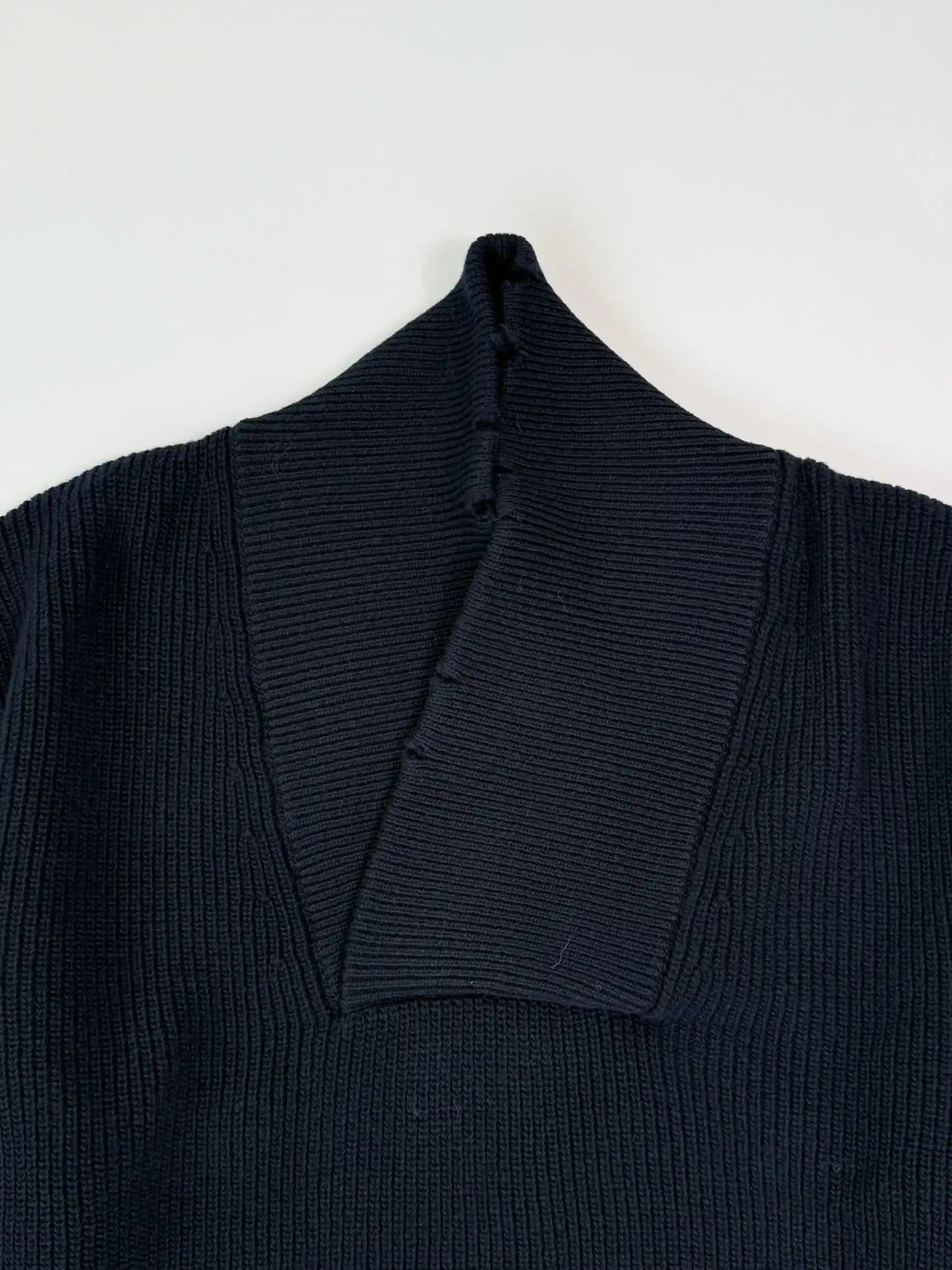 Maglione Sfrangiato Con Scollo Squadrato