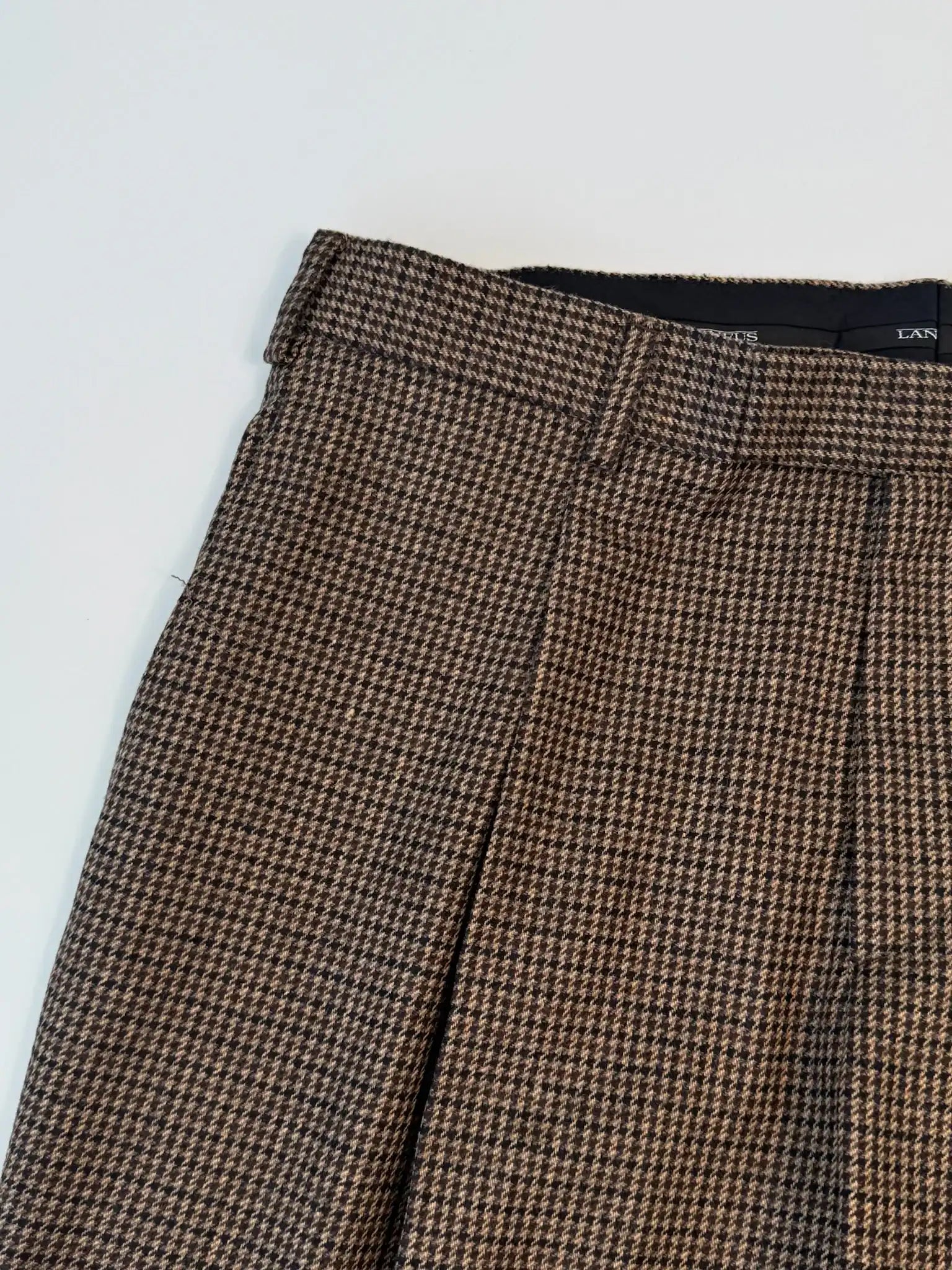 Pantaloni Con Fantasia Pied De Poule
