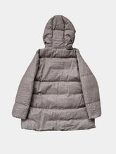 Puffy Checkered Jacket - Brown | dBlank