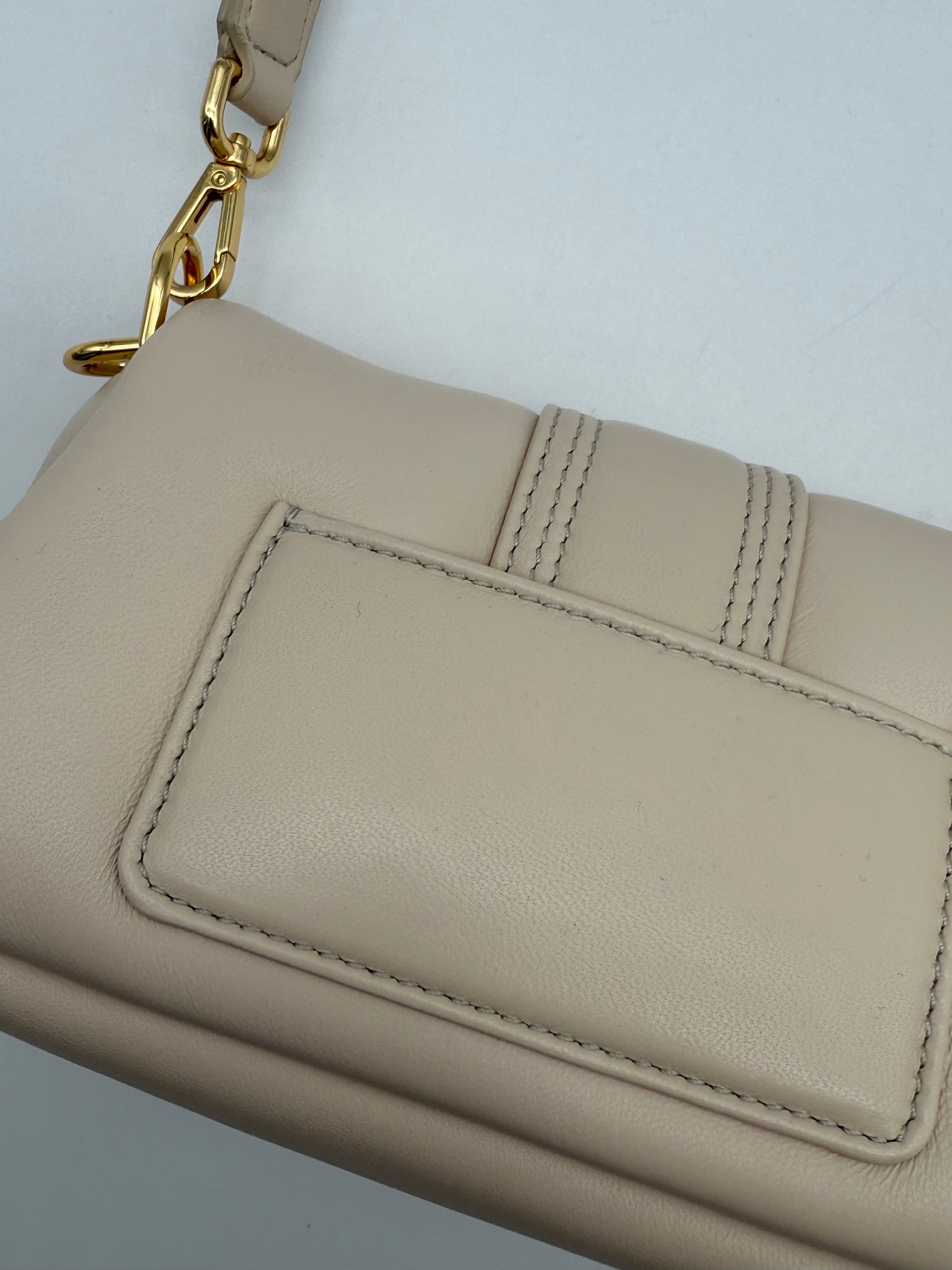 Borsa Le Petit Bambimou In Pelle Panna