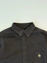 Black Denim Shirt With Front Pocket -  | dBlank