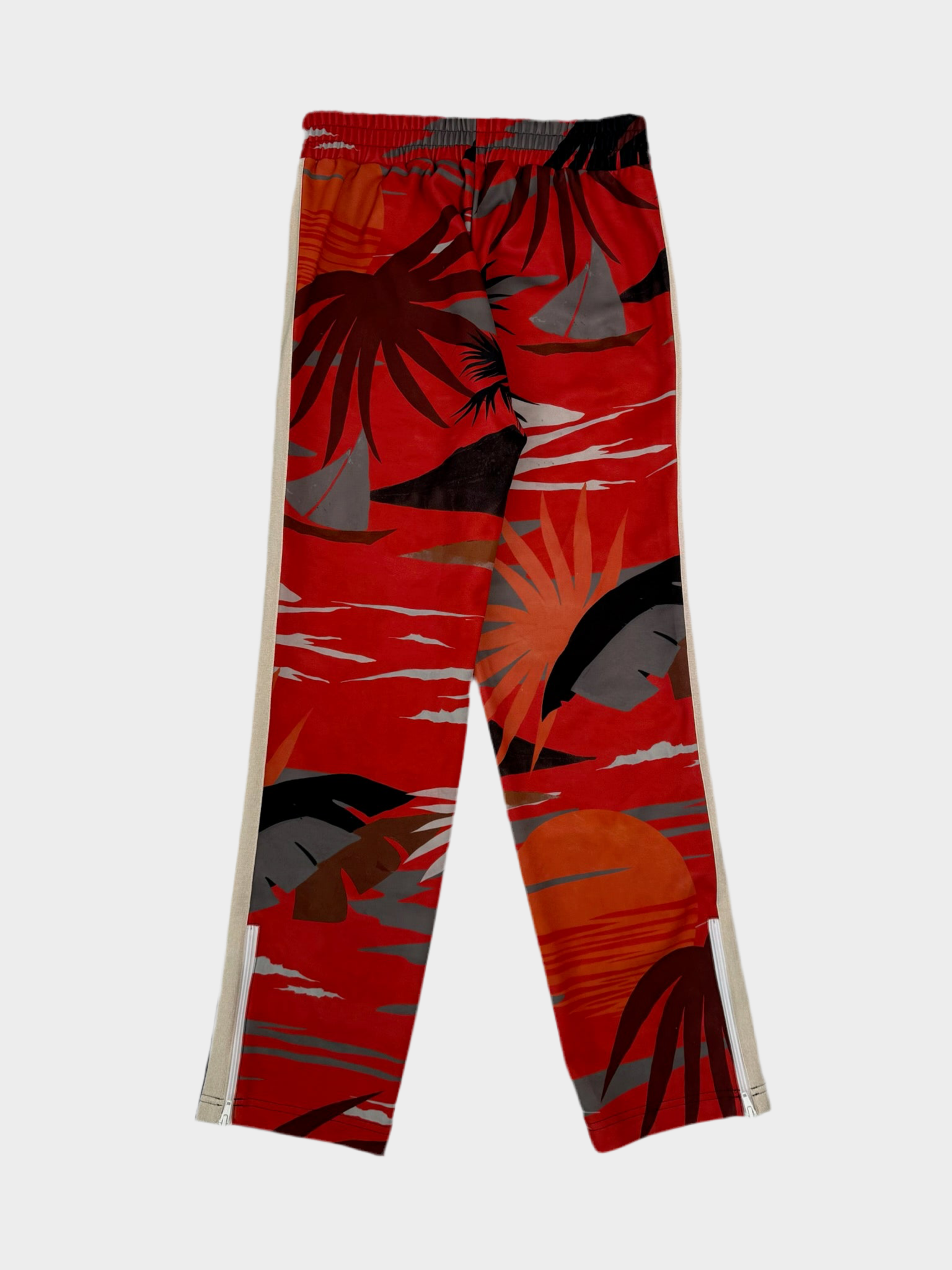 Pantaloni Della Tuta Effetto Acetato Con Fantasia A Palme