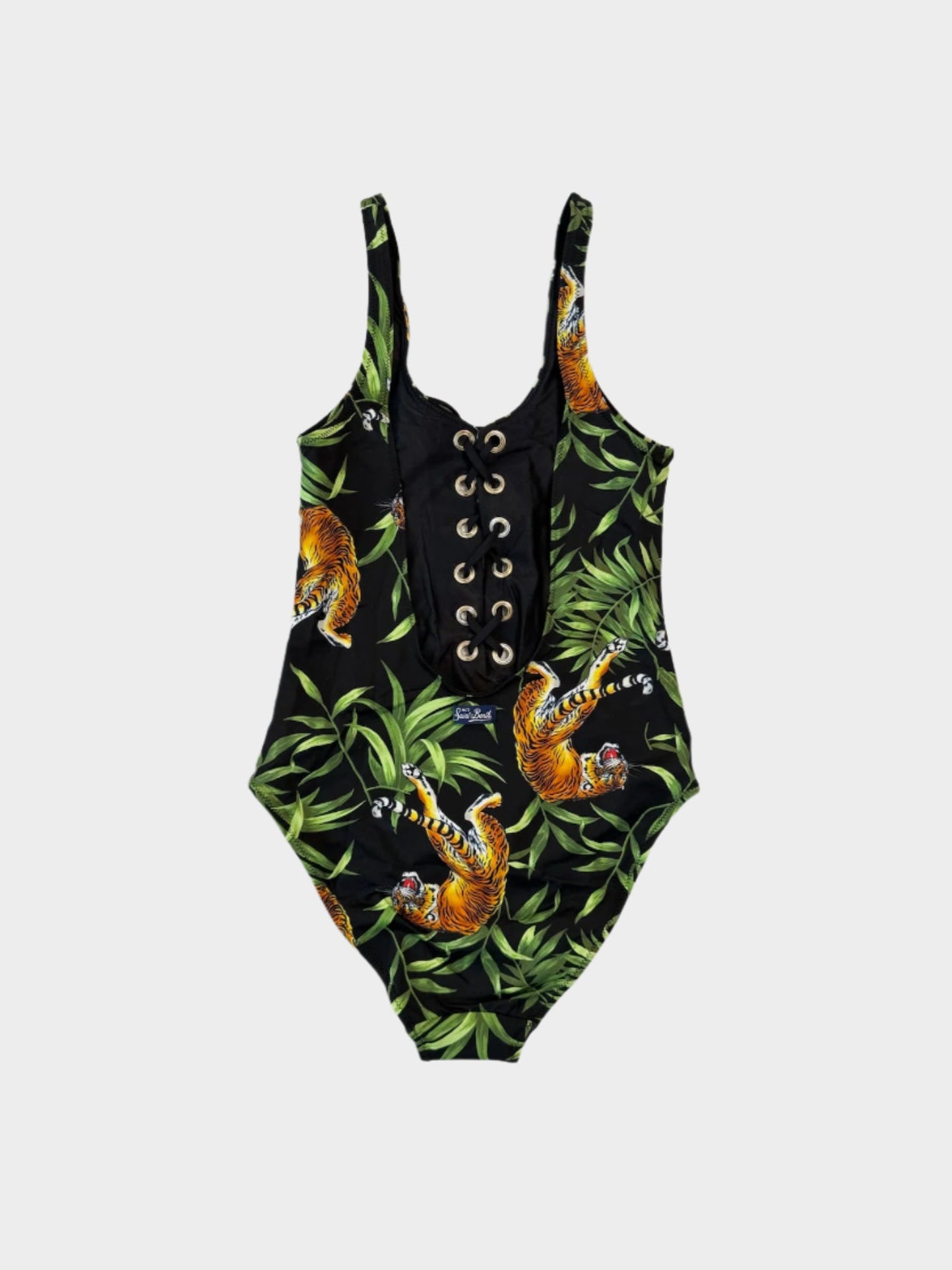 Costume Intero Tiger Leaves Con Lacci Frontali