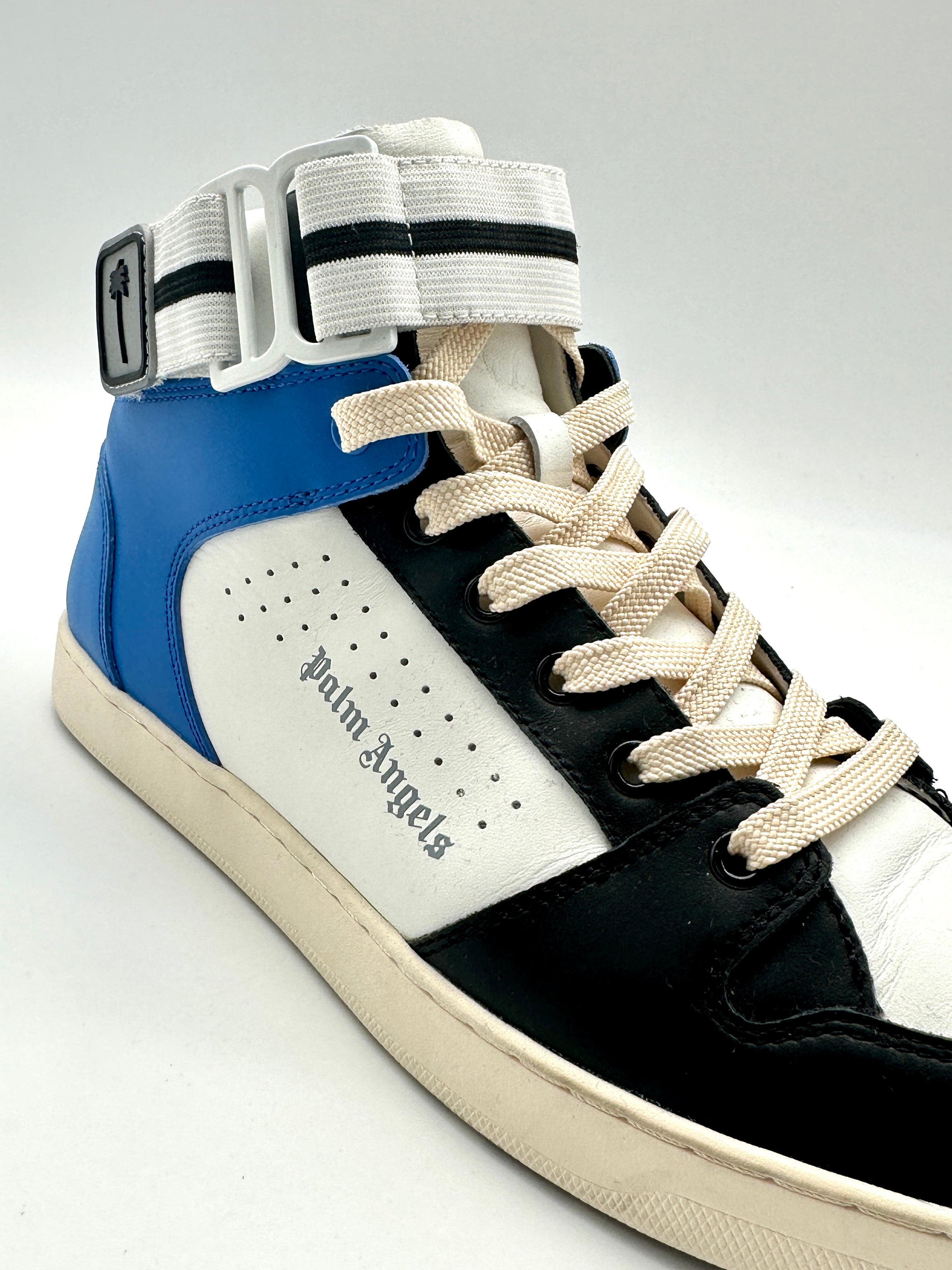 Two-Tone High-Top Sneakers