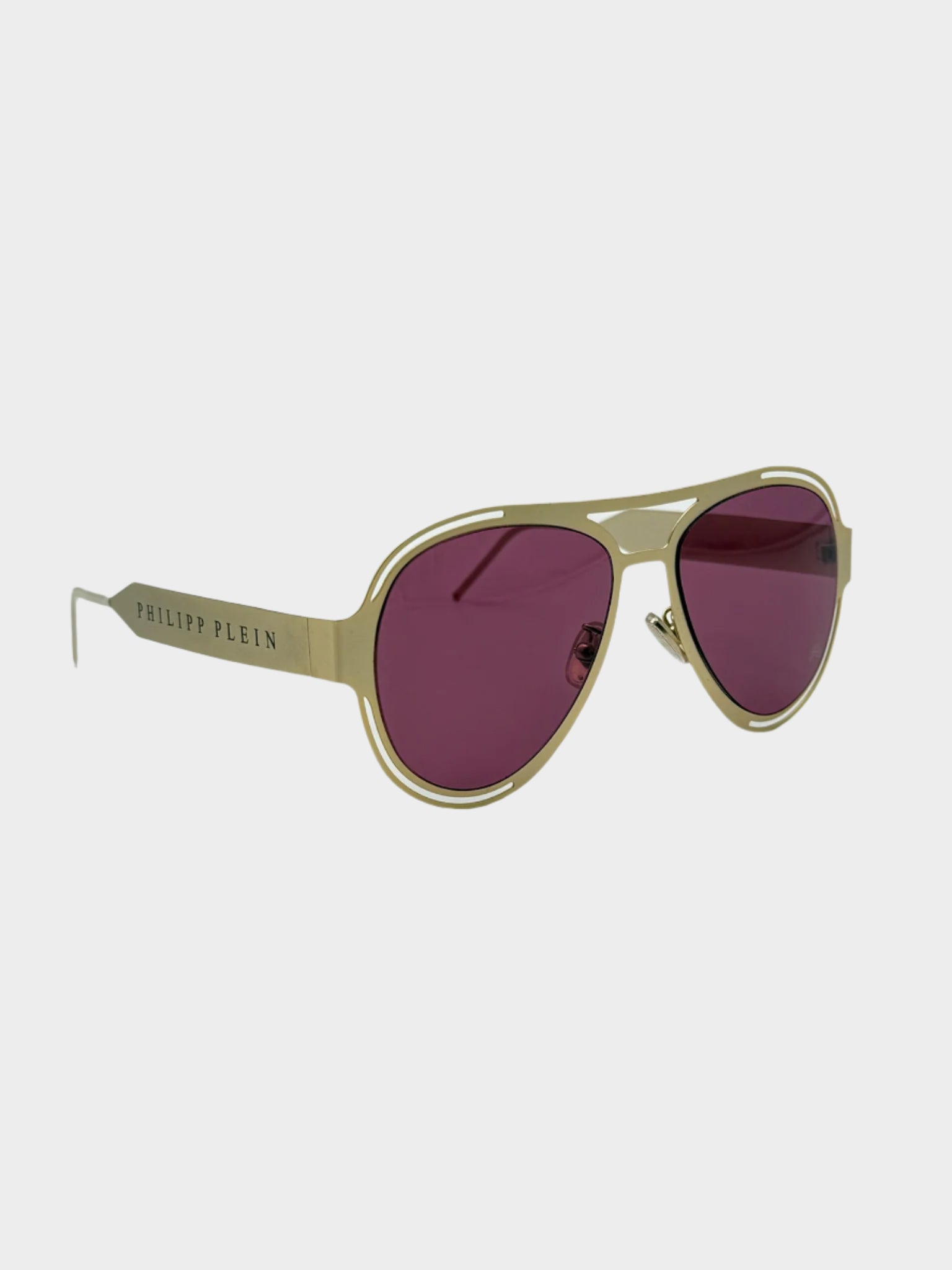 Occhiali Oro Con Lenti Viola