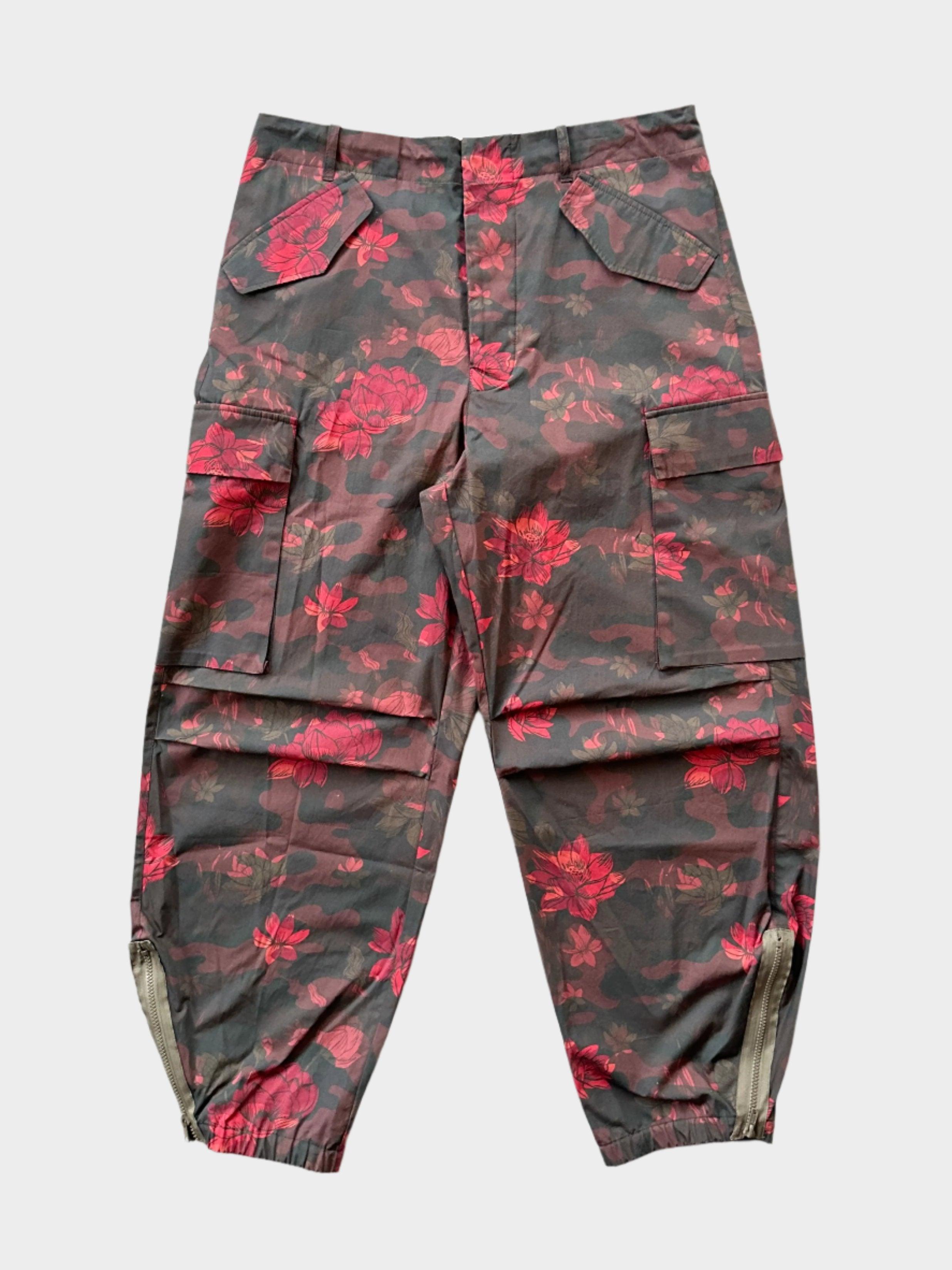 Printed Cargo Pants