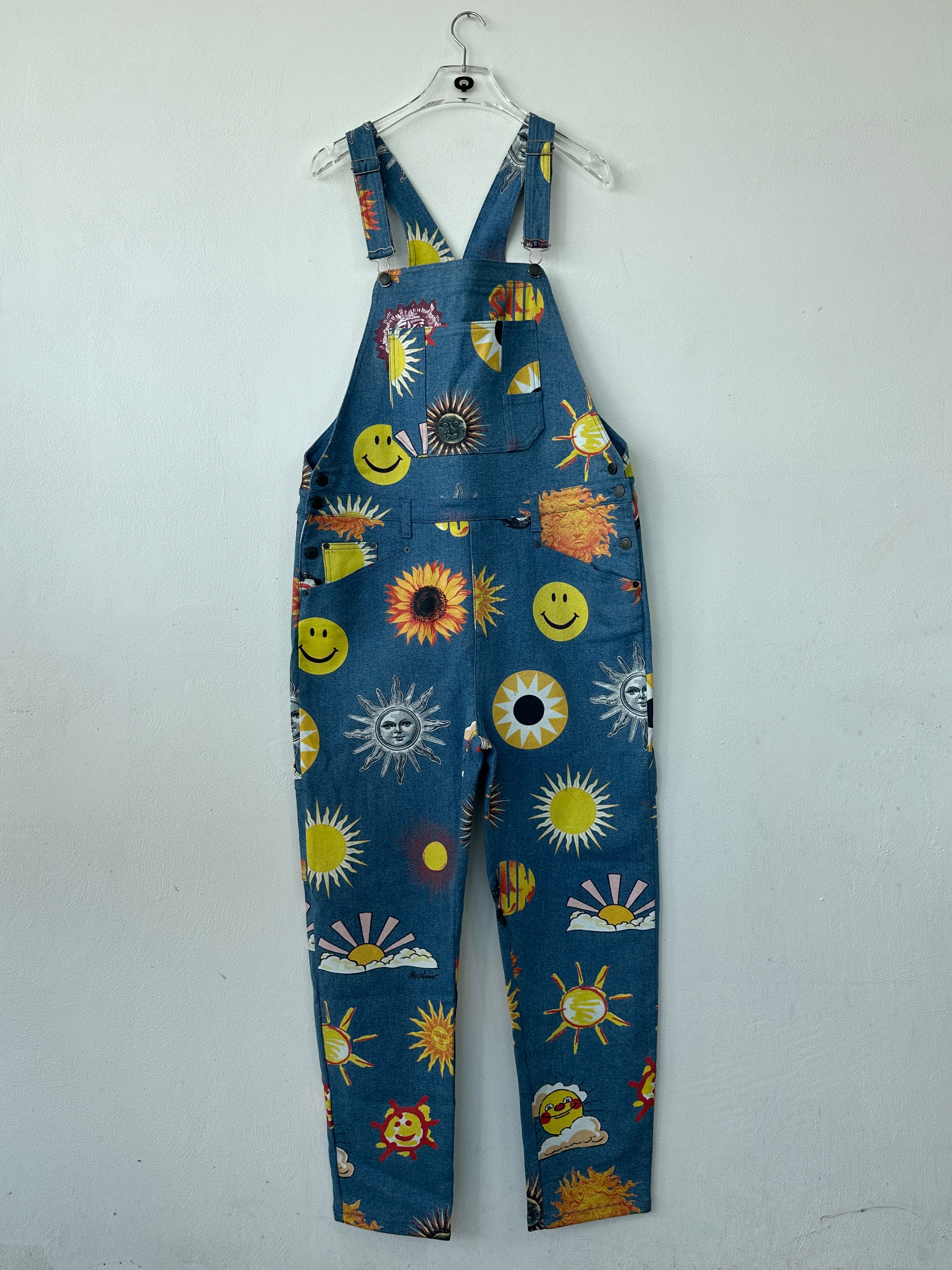 All-Over Pattern Dungarees