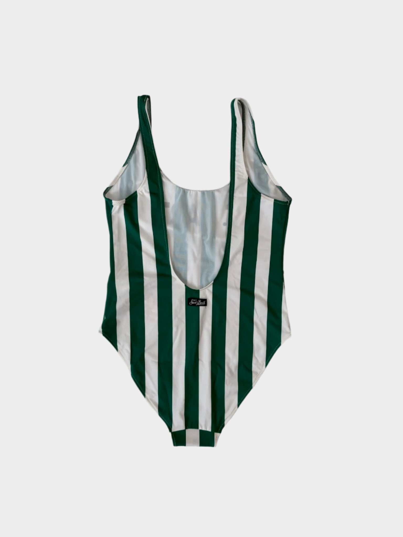 Costume Intero Lora A Righe Verdi E Bianche