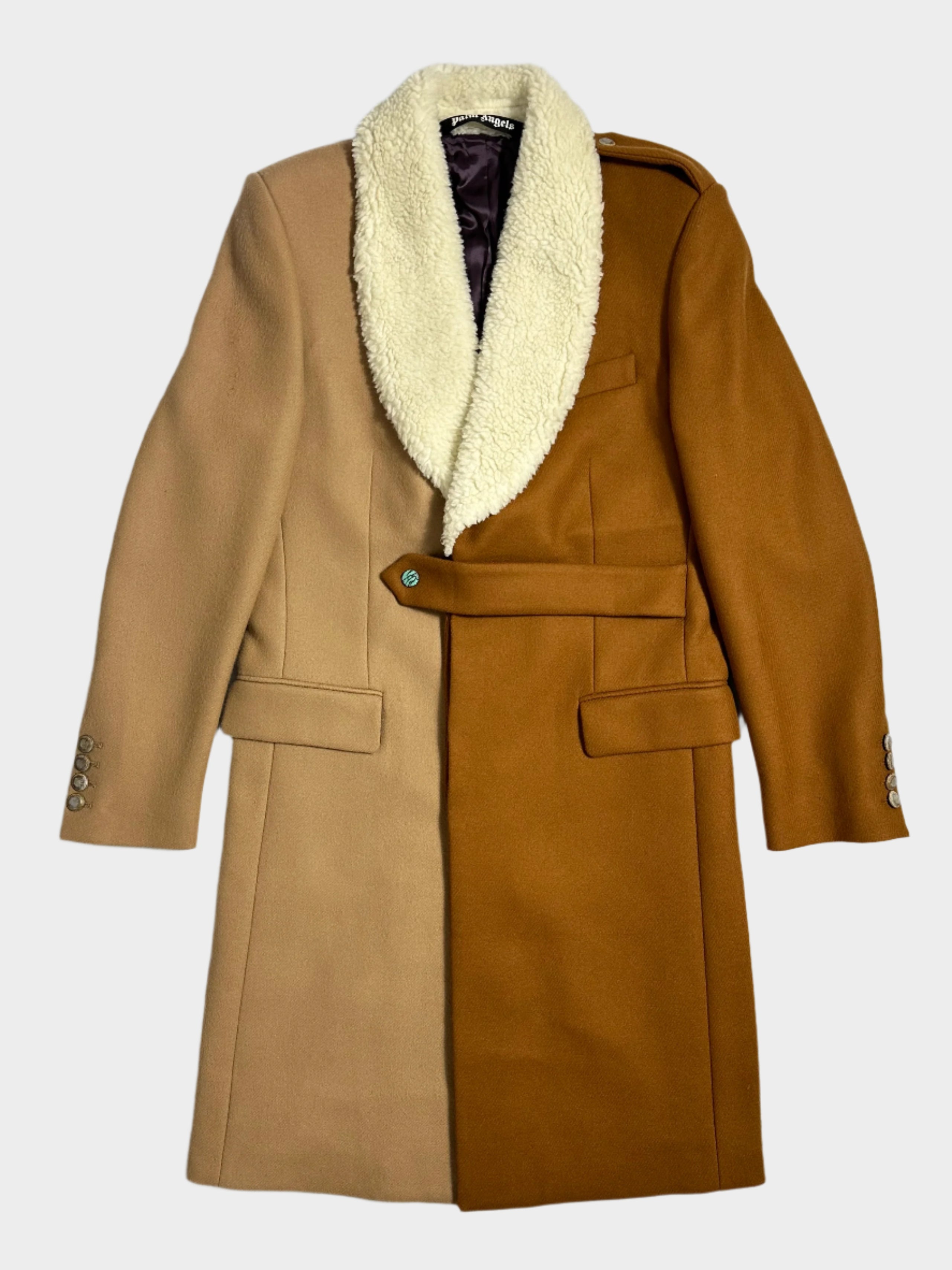 Shearling Bicolor Coat