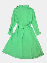 Green Dress With Flared Bottom -  | dBlank