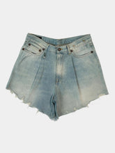 Frayed Denim Shorts -  | dBlank