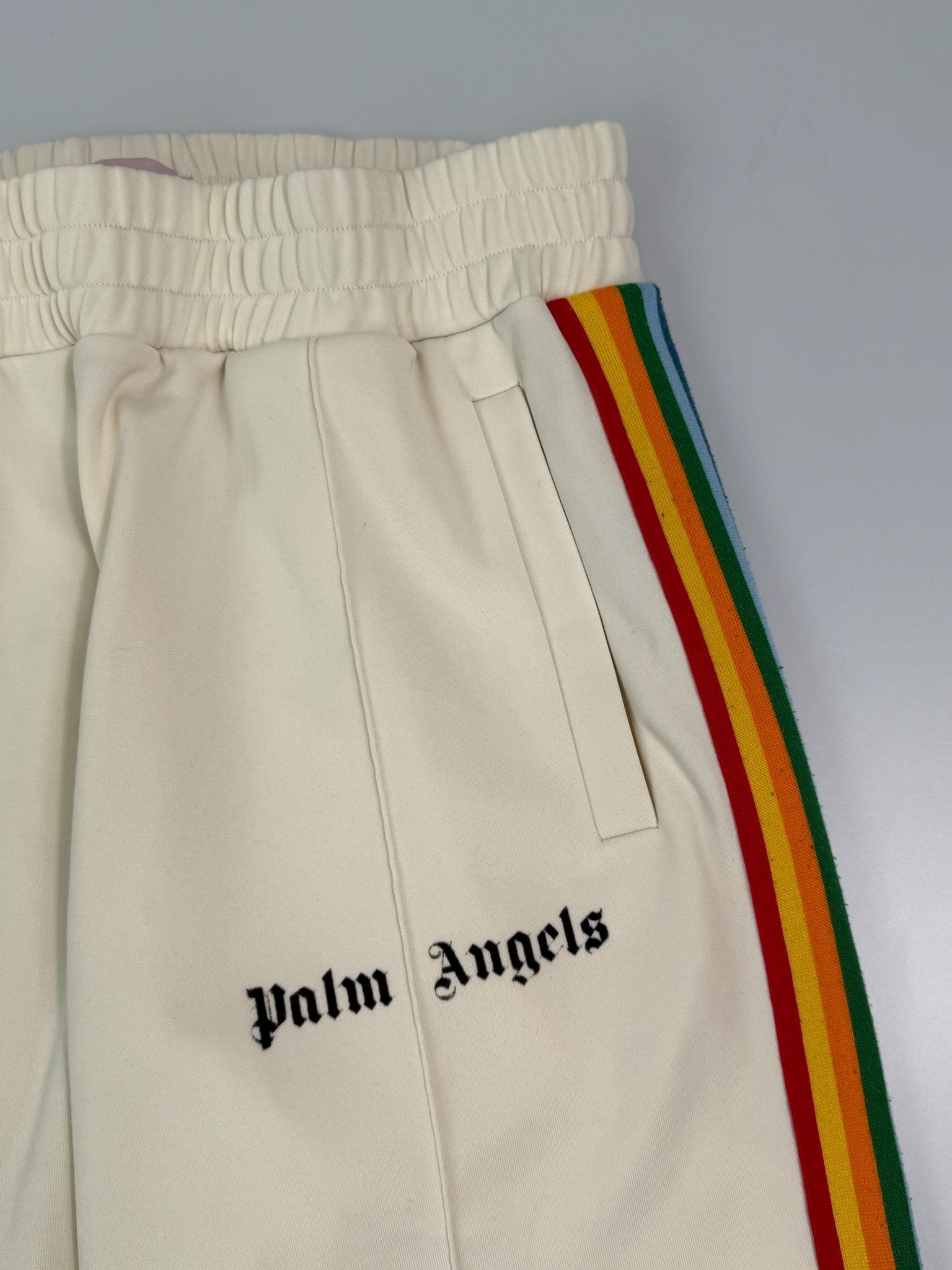 Pantaloni Tuta Con Banda Arcobaleno