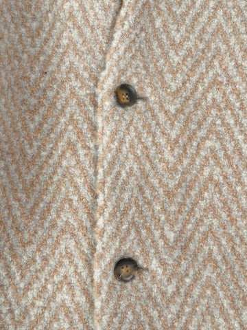Cappotto Cammello Chevron