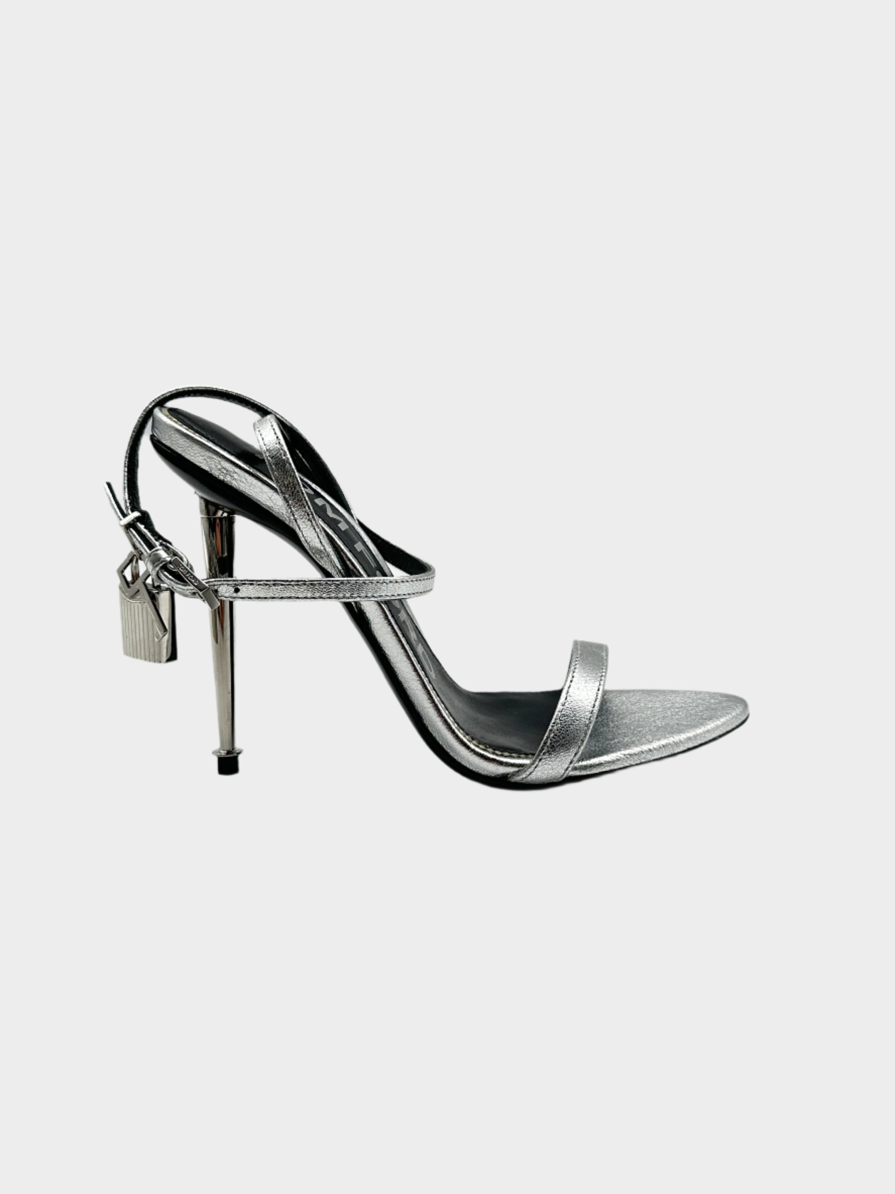 Padlock Silver Heels