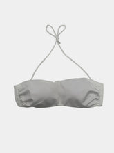 White Bandeau Bikini Top -  | Qlhype