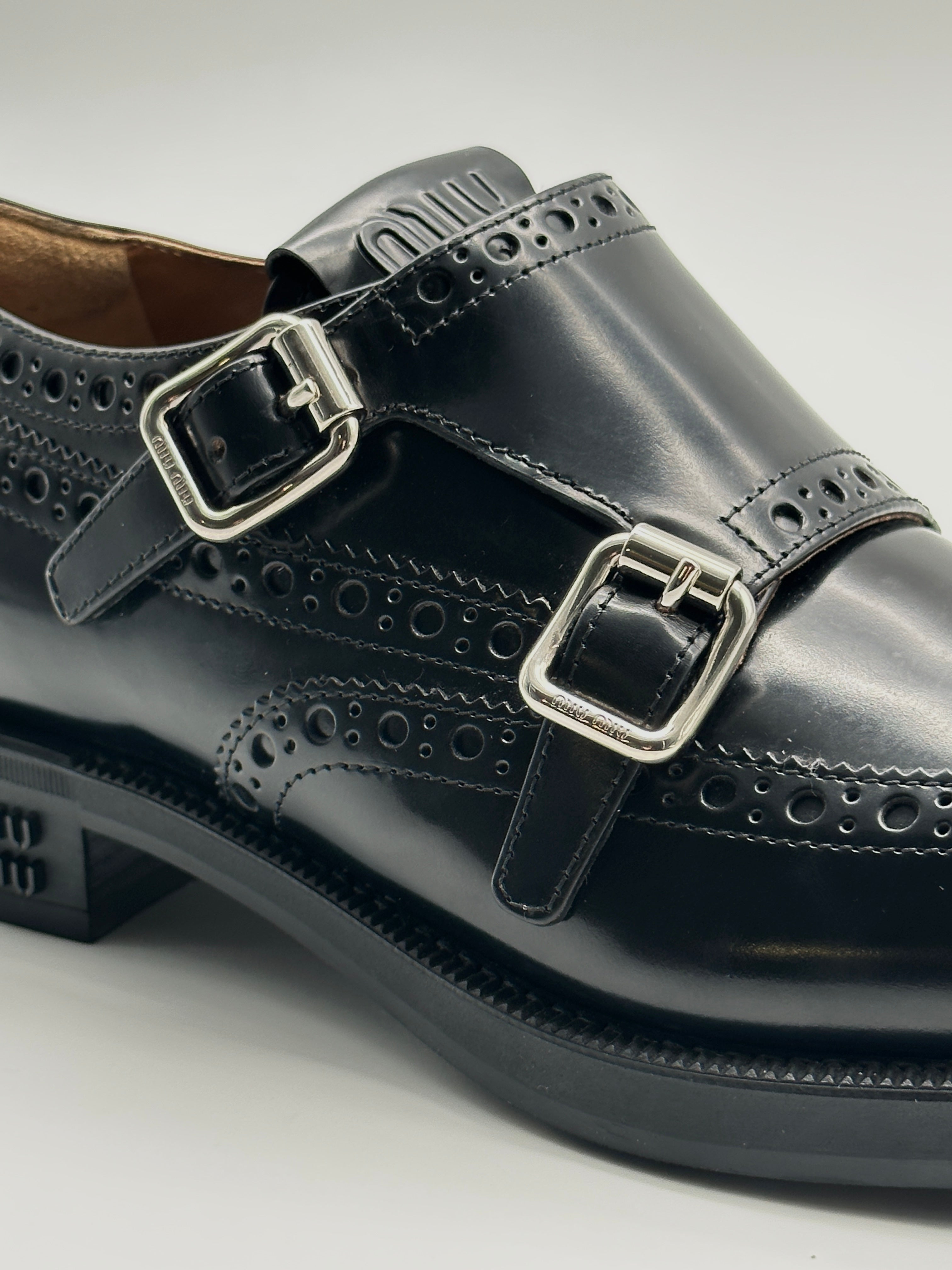 Double Monk Brogue Shoes