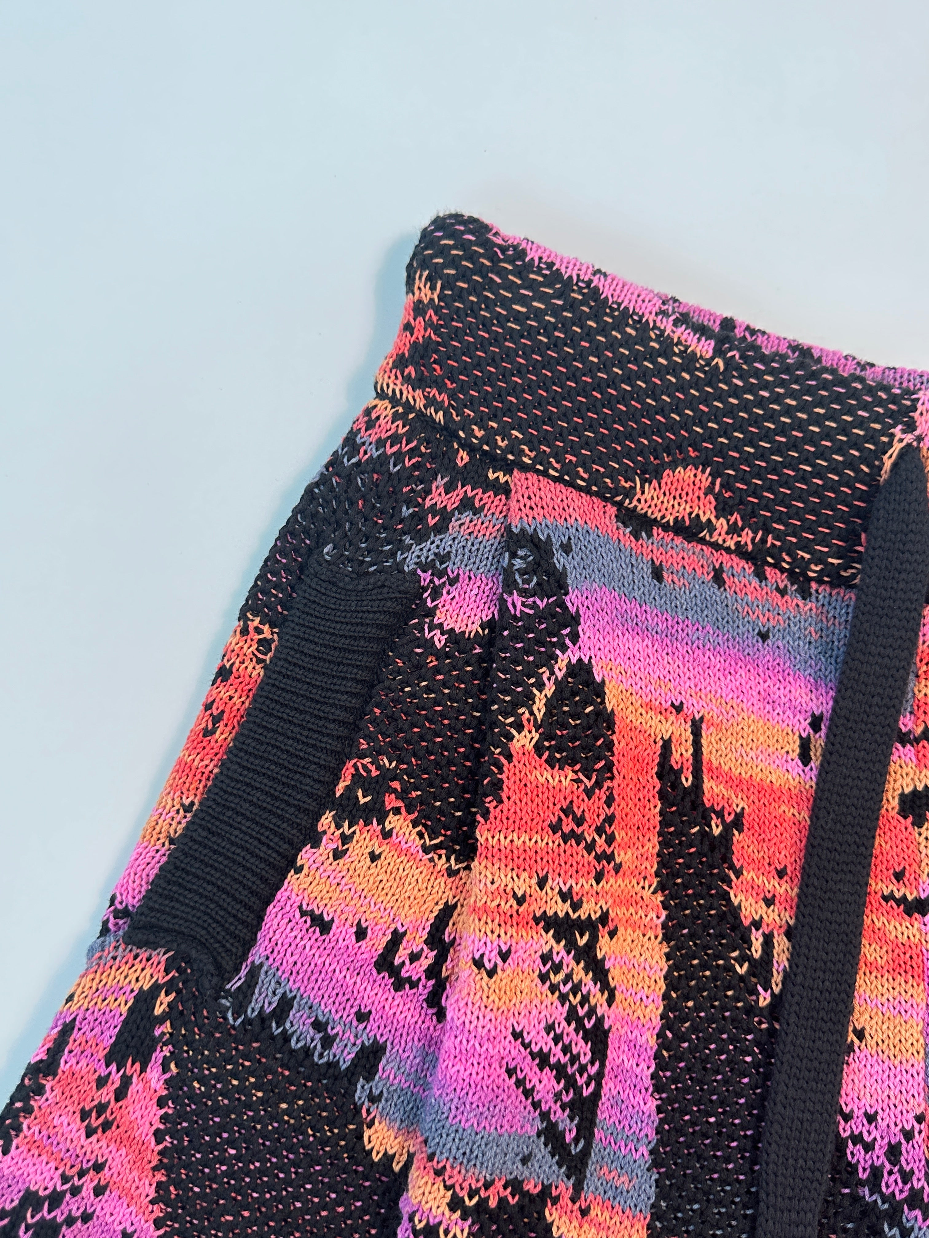 Bermuda in Maglia Fantasia Palm Sunset