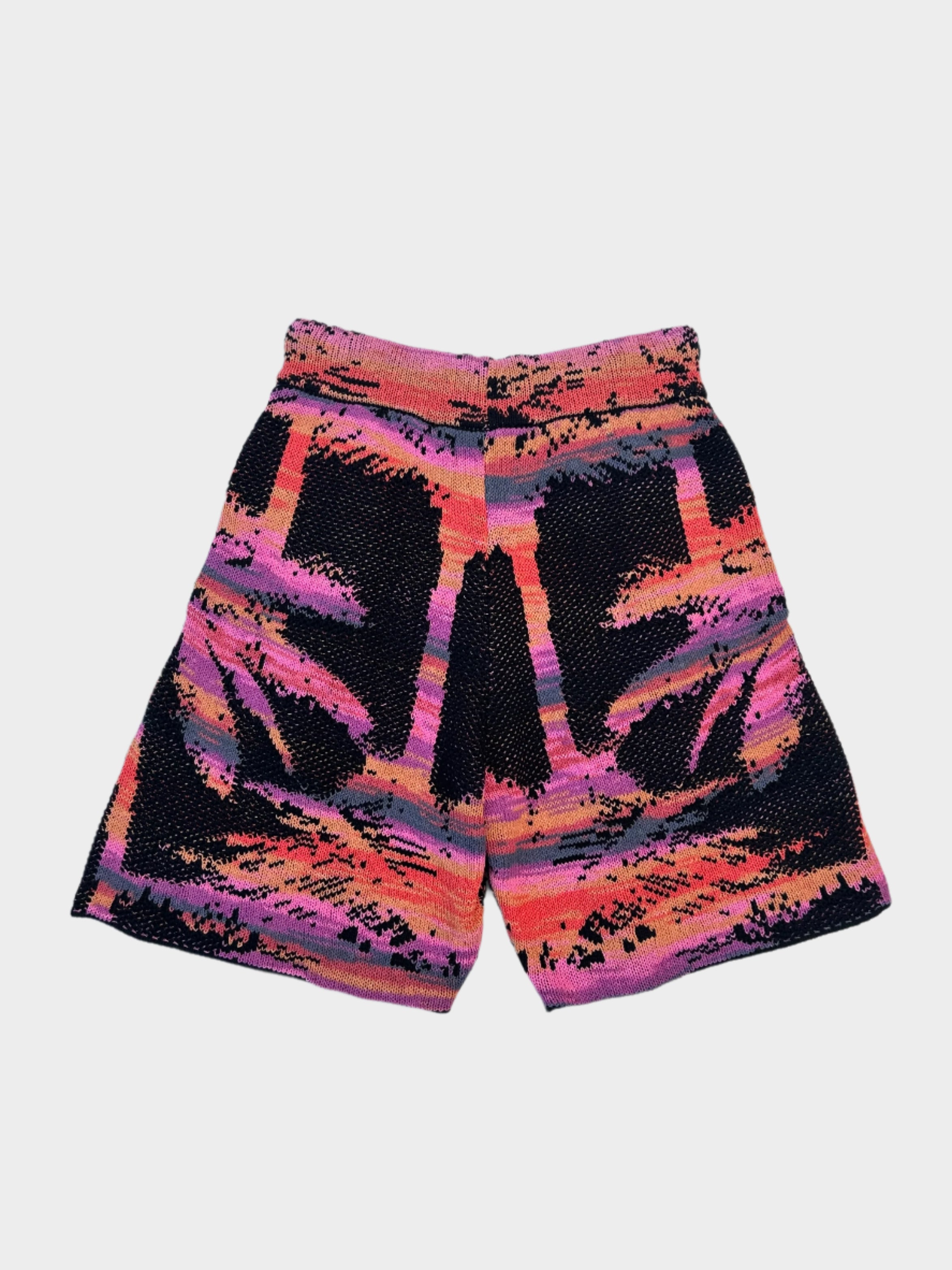 Bermuda in Maglia Fantasia Palm Sunset