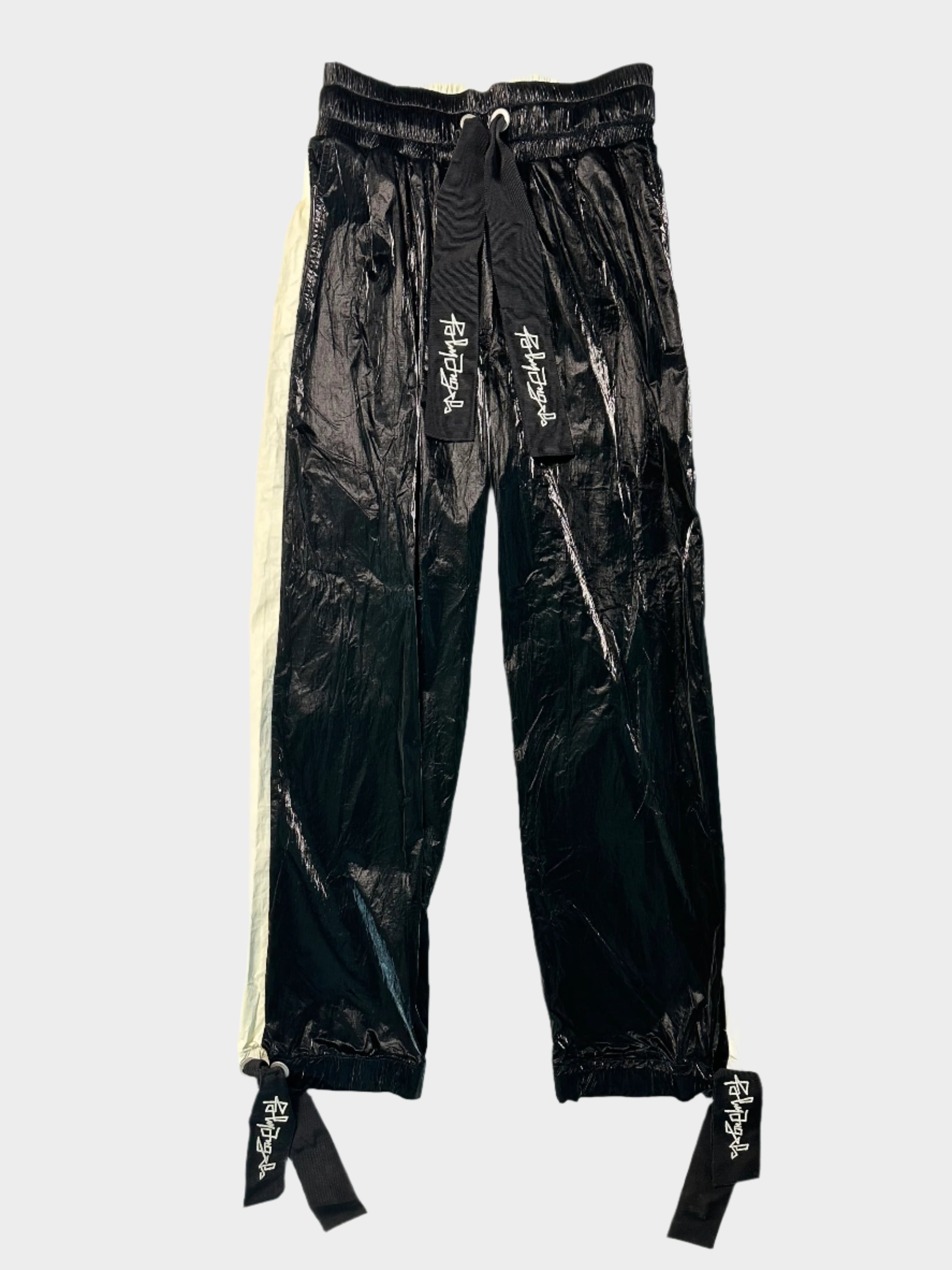 Bicolor Glossy Pants