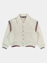 Knitted Bomber Jacket with Collar -  | dBlank