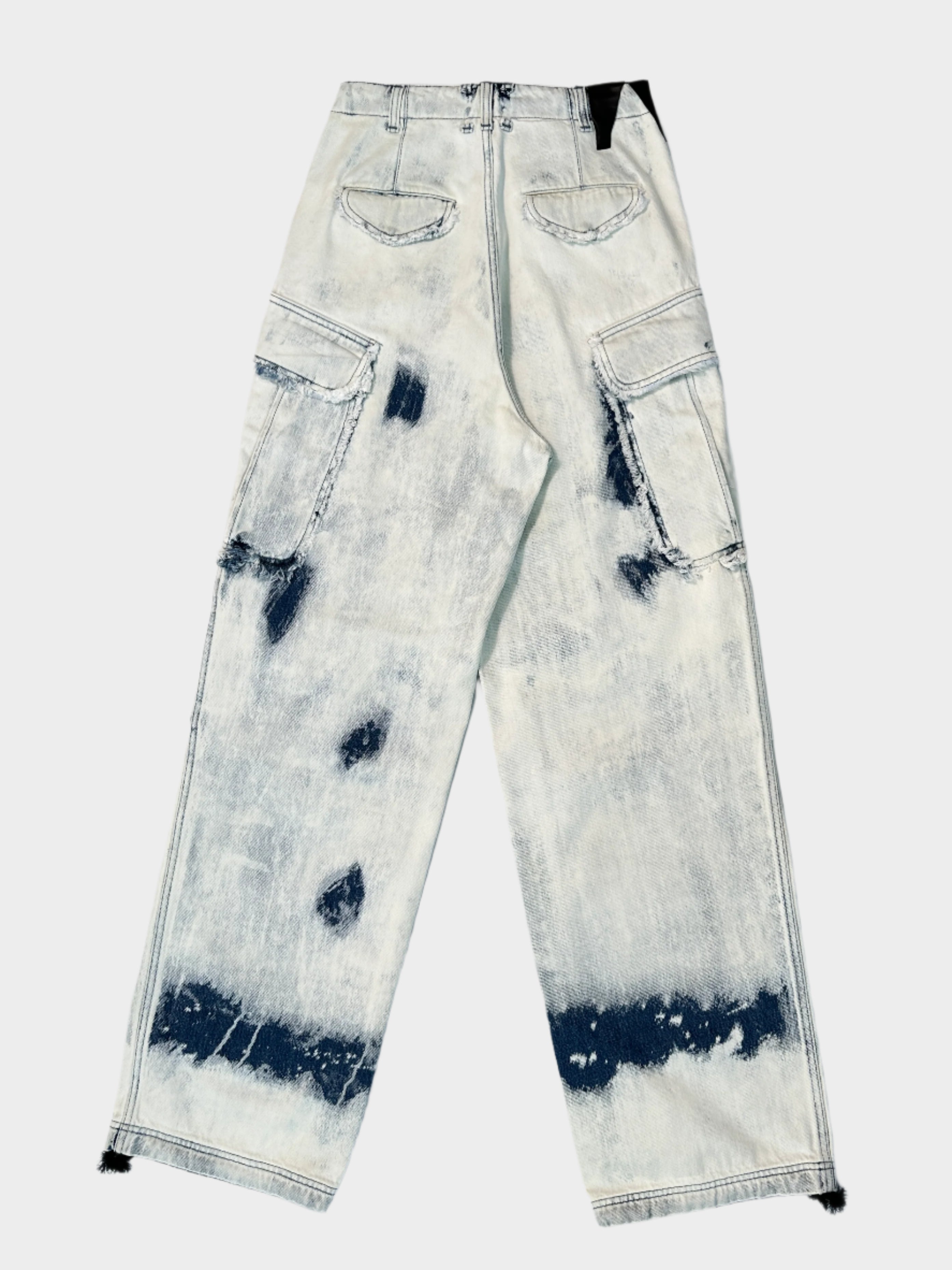 Tie Dye Cargo Jeans