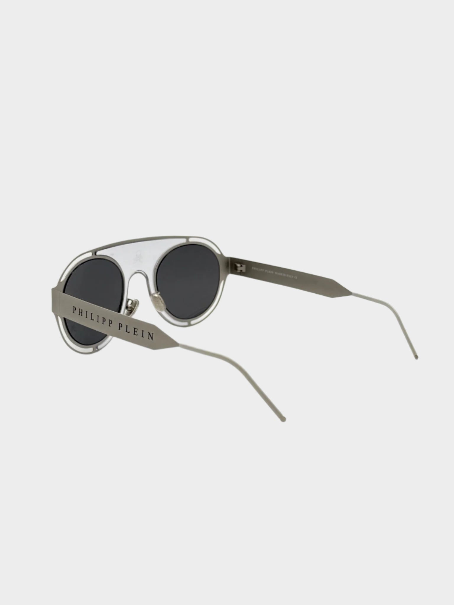 Silver Glasses With Transparent Frame