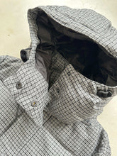 Puffy Checkered Jacket - Grey | dBlank