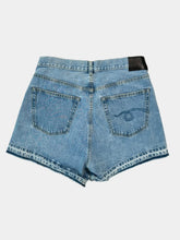 Asymmetrical Denim Shorts -  | dBlank