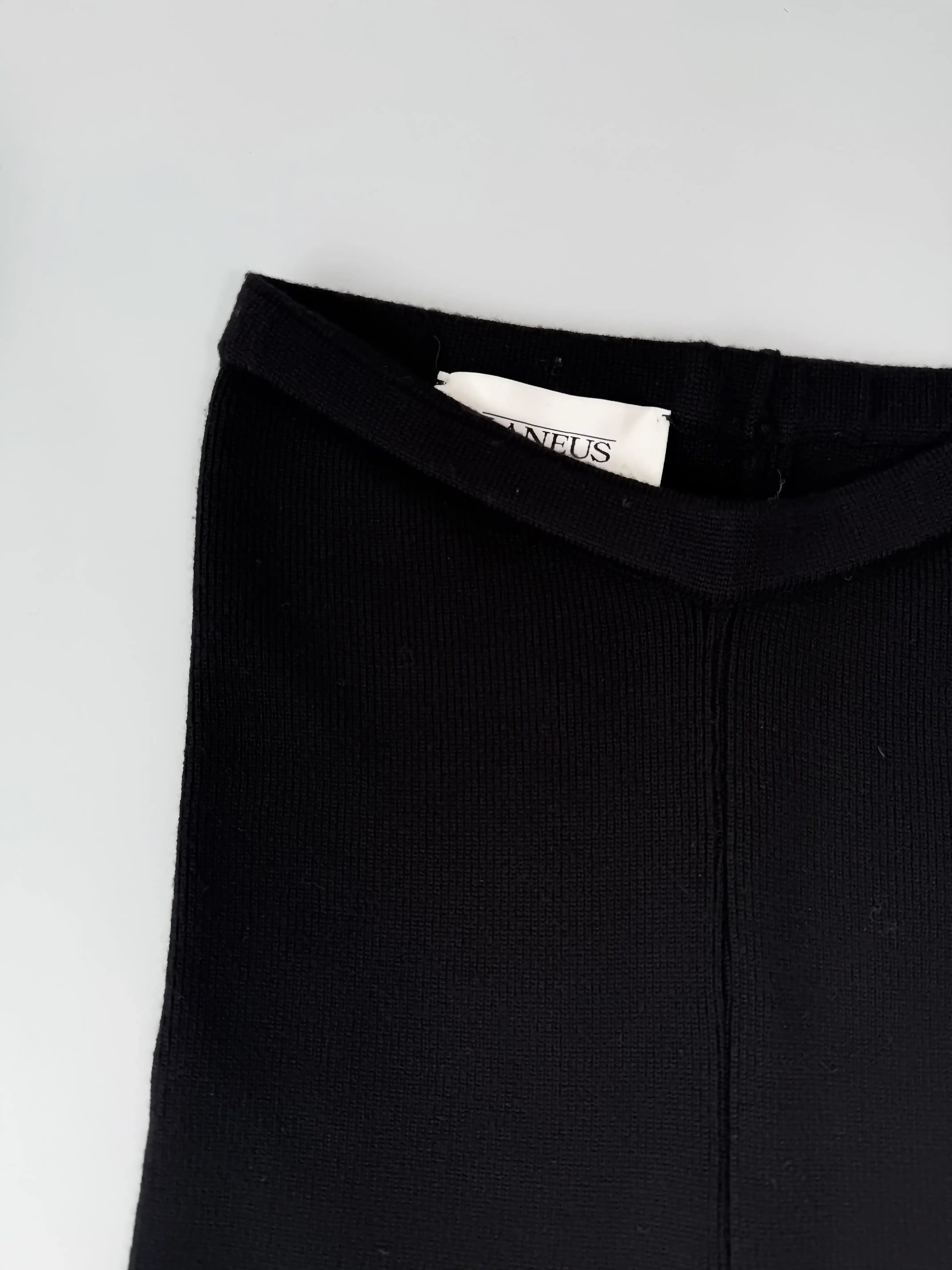 High Waist Wool Flare Leggings