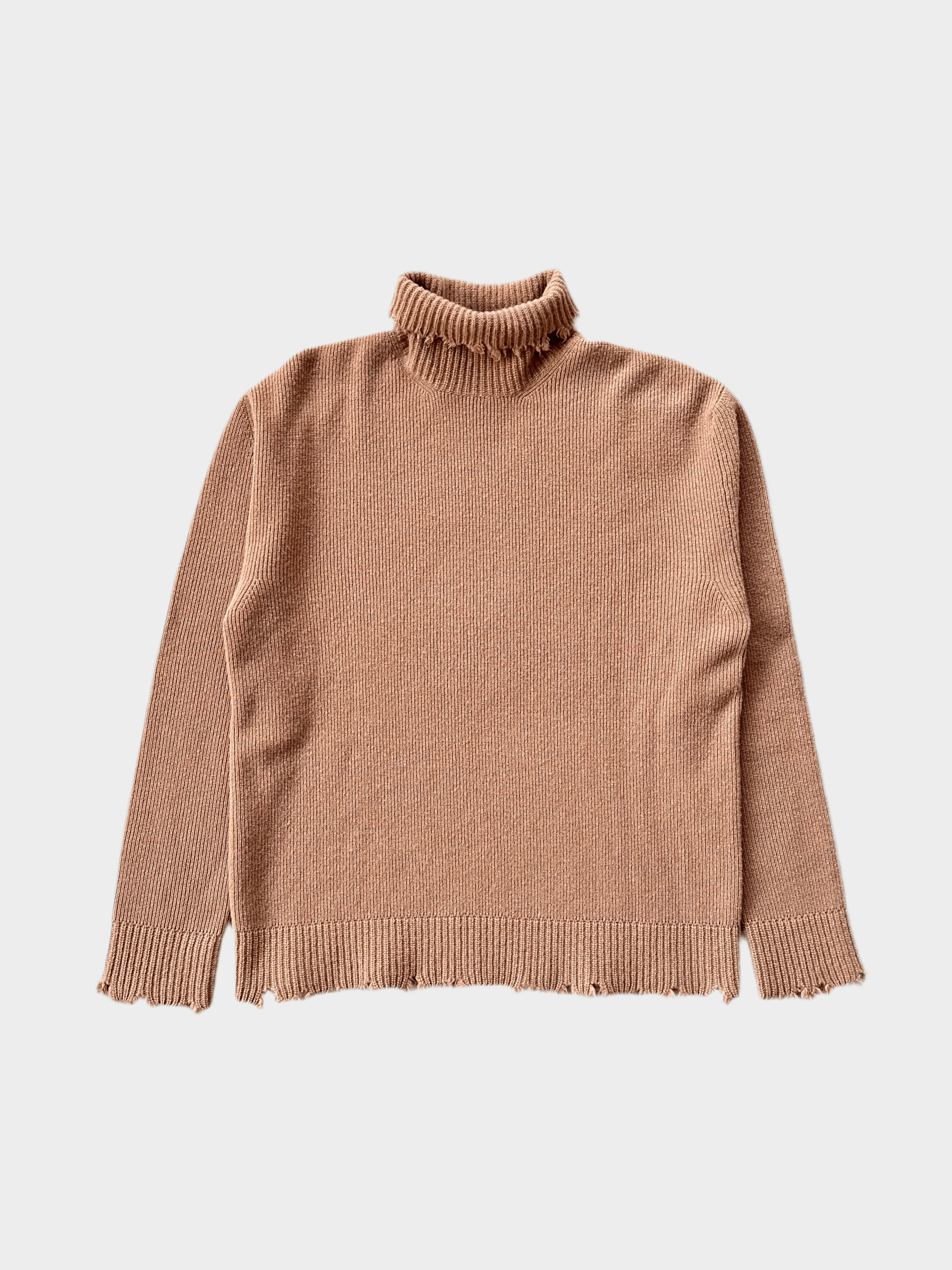 Turtleneck Distressed Jumper