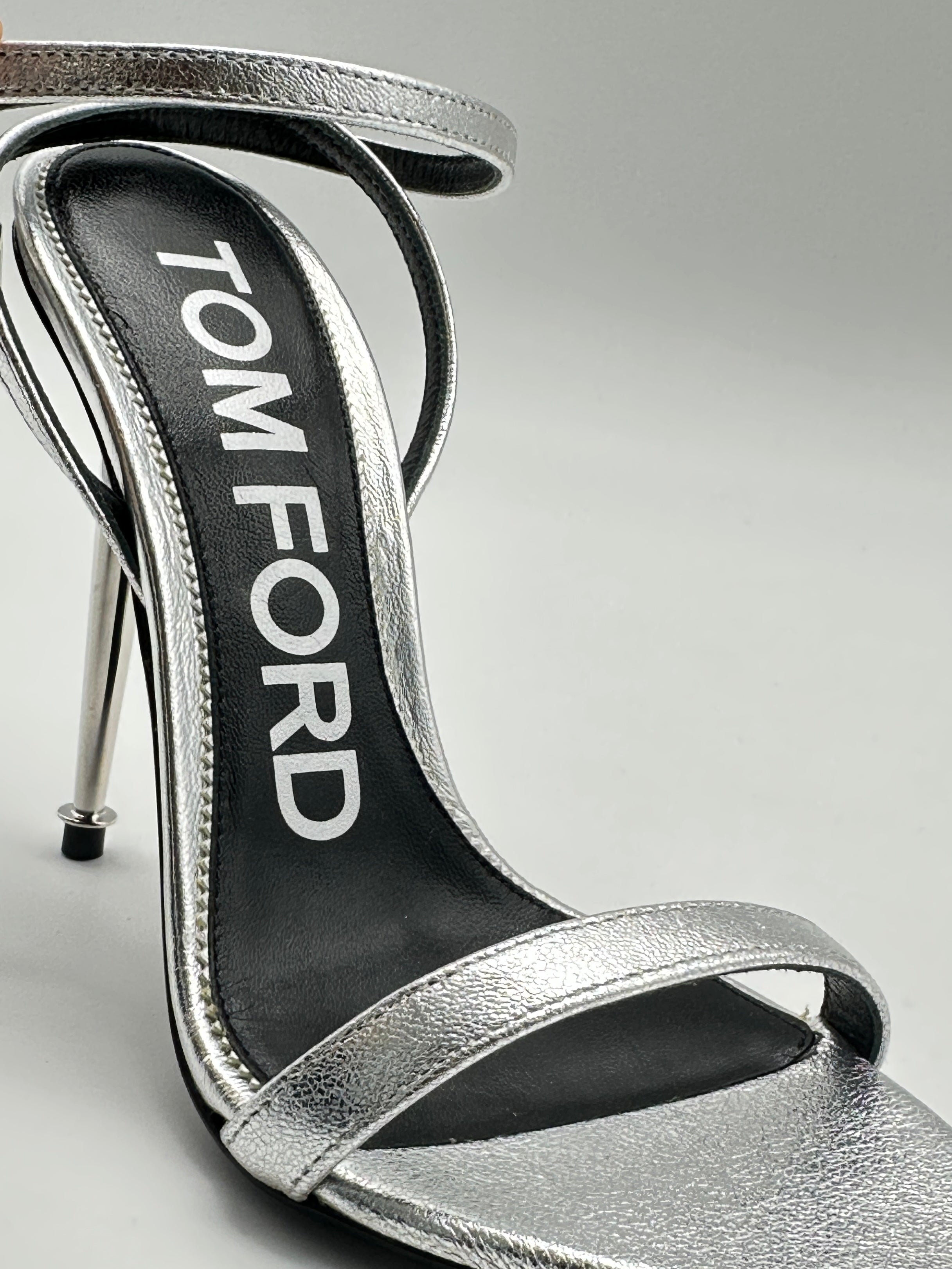 Padlock Silver Heels