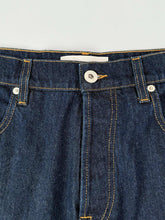 Blue Denim Pants With Frayed Hem -  | dBlank