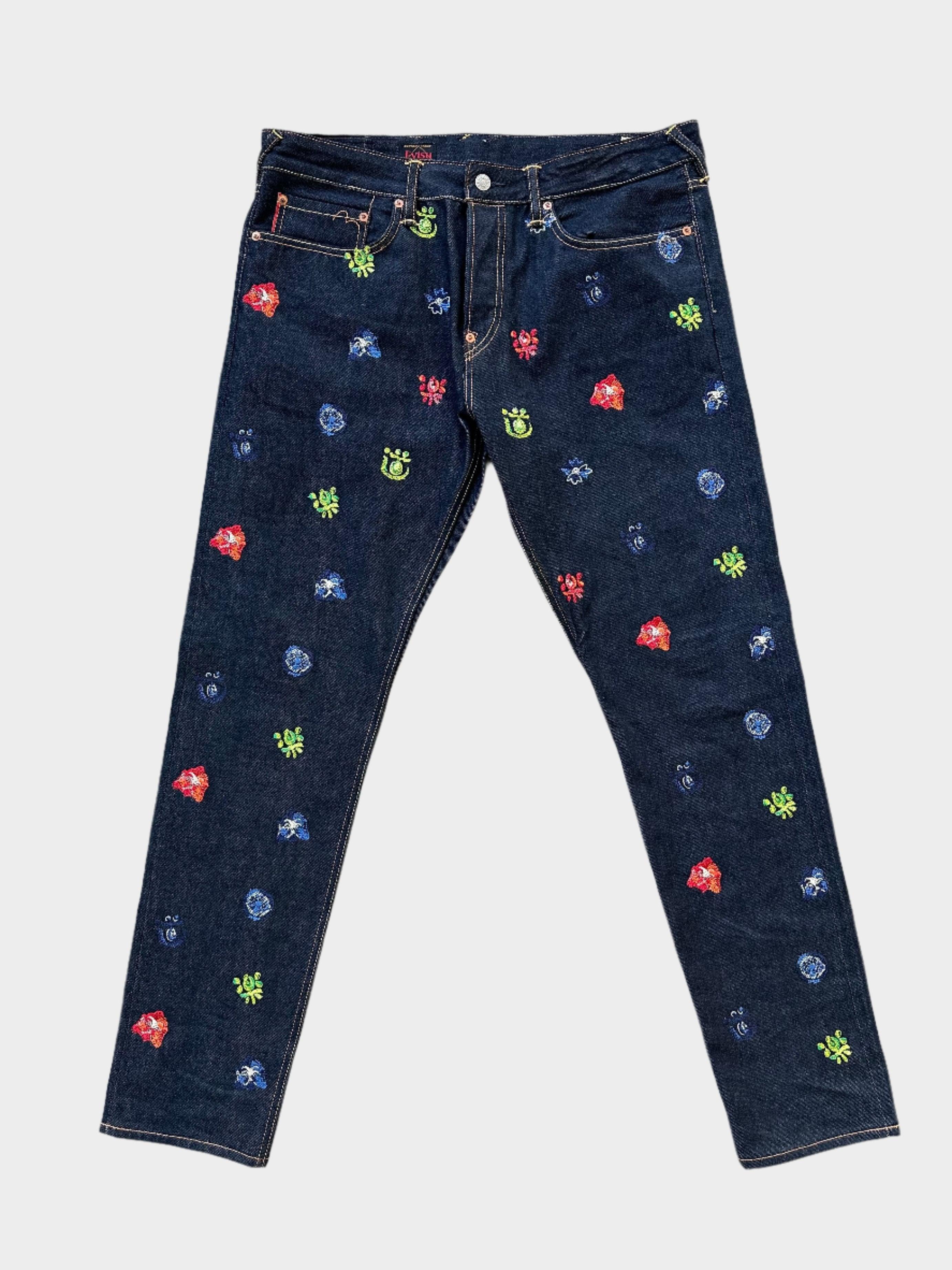 Embroidery Jeans