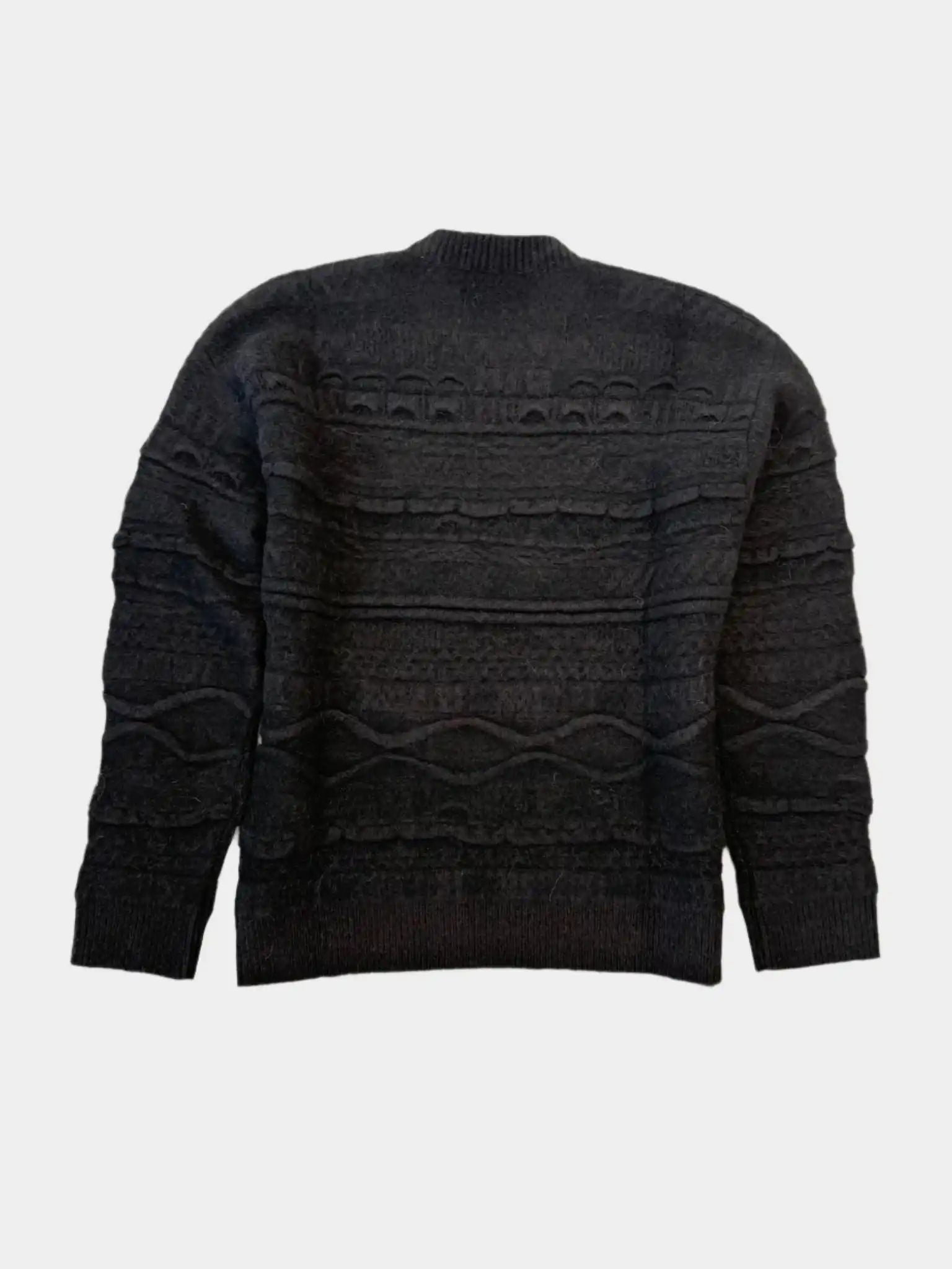 Maglione In Maglia Jacquard A Rilievo