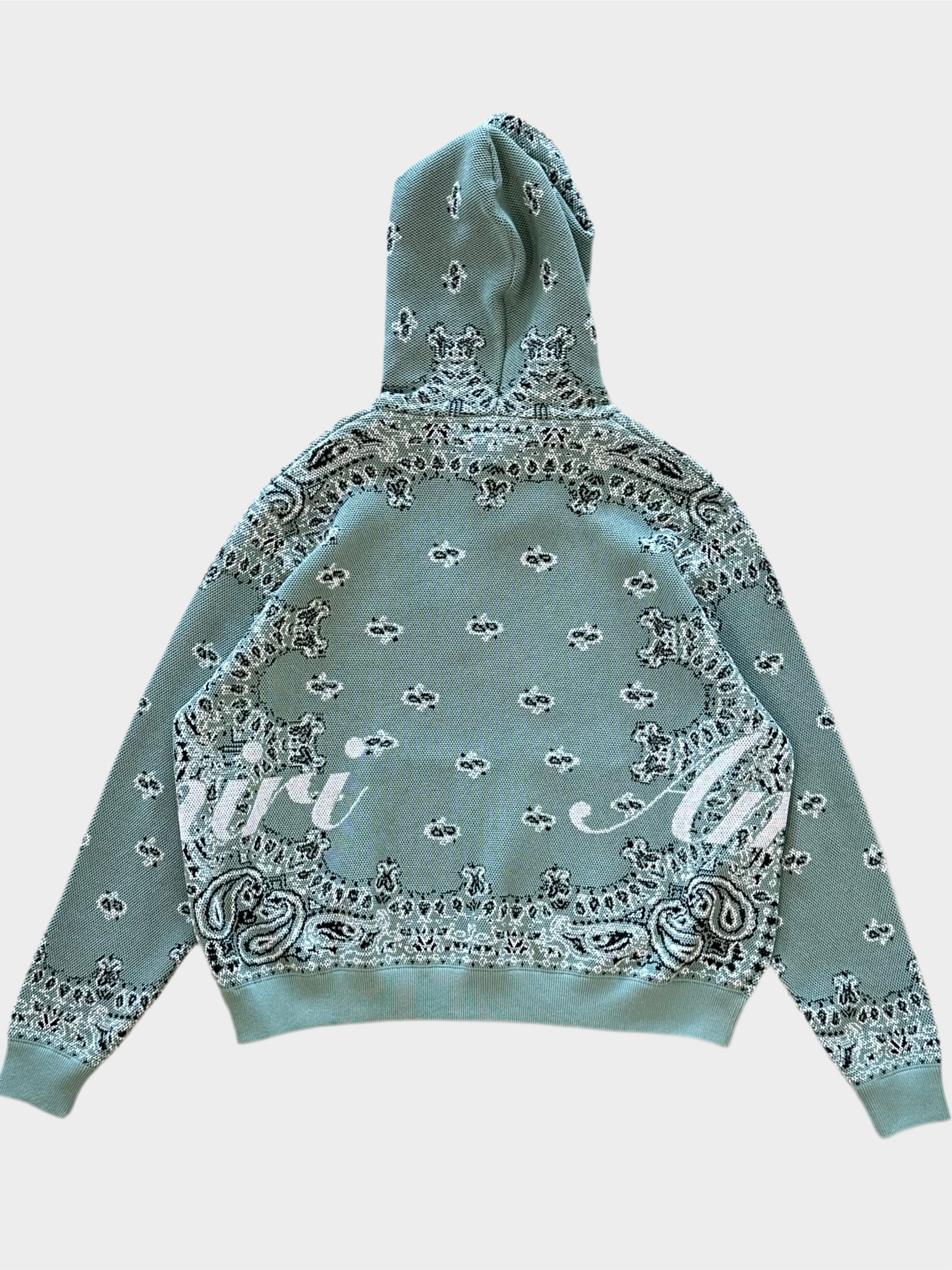 Knitted Bandana Hoodie