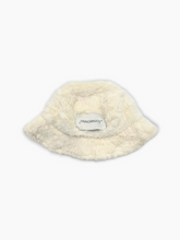 White Faux Fur Fisherman Hat -  | dBlank